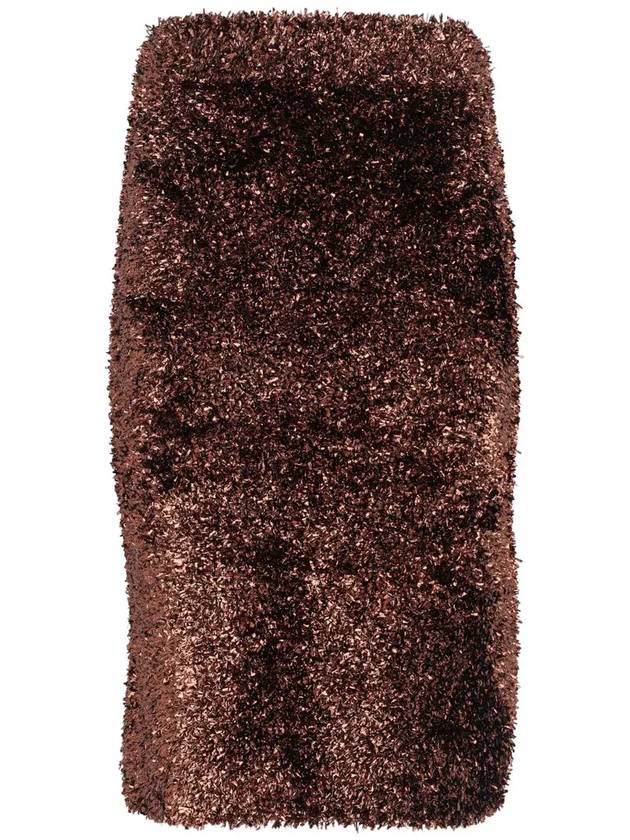 Dries Van Noten 루렉스 펜슬 스커트 0112459725_703