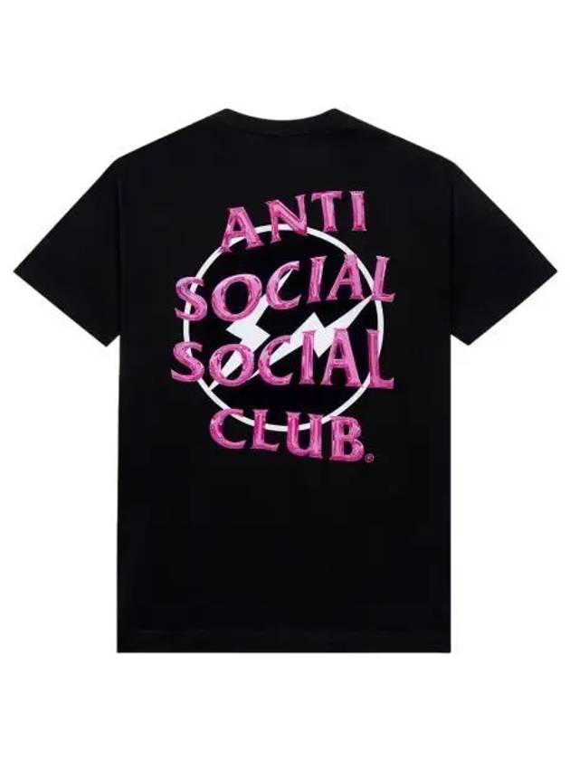 안티 소셜 소셜 클럽 x 프라그먼트 프레셔스 페탈 티셔츠 블랙 핑크 Anti Social Social Club x Fragment Precious Petals T Shirt Black Pink