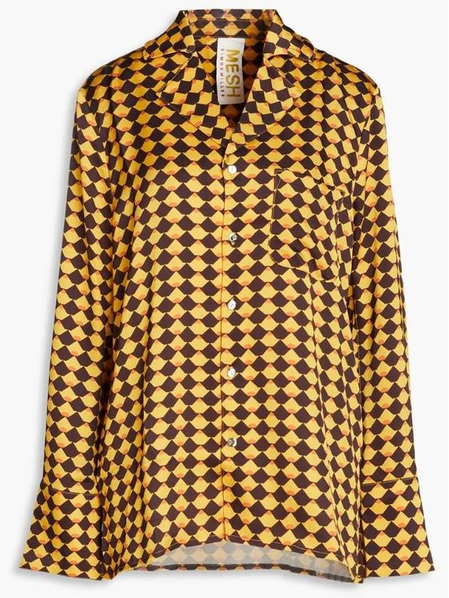 NB07 사이먼 밀러 여성 셔츠 Printed satin shirt 1647597319306339
