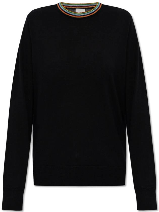 Paul Smith Wool Sweater With A Crew Neck Women's Black