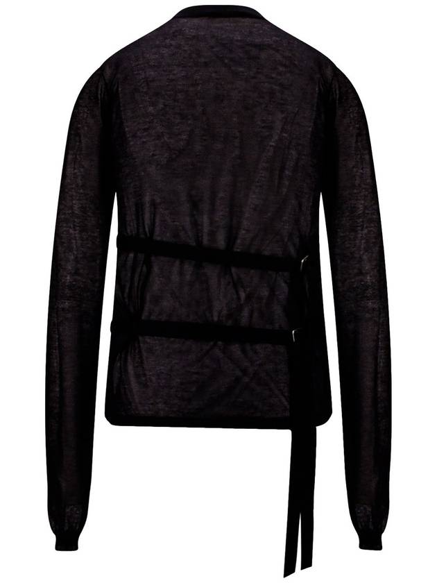 Ann Demeulemeester 더블 스트랩 크루넥 탑 Ann Demeulemeester Double Strap Crewneck Top