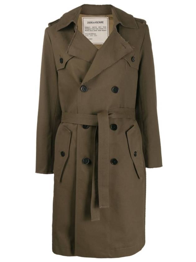 Zadig&Voltaire 쟈딕 앤 볼테르 미아 트렌치코트 쟈딕볼테르트렌치코트