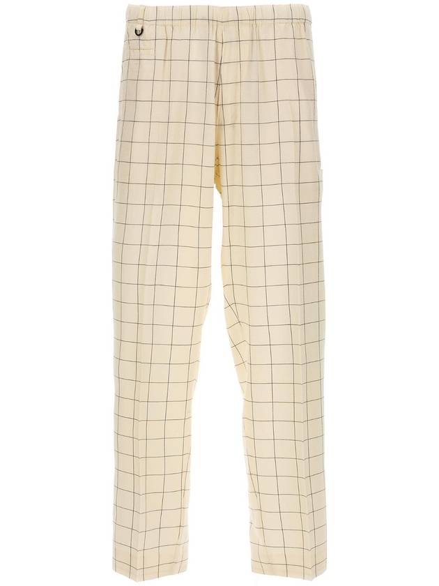 UNDERCOVER 체크무늬 바지 US1C4501IVORYCK