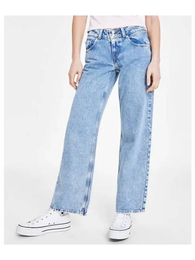 우먼 리바이스 Super Low Double Button 릴렉스핏 데님 청 진 청바지 Not In 더 Mood 스톤 7518646