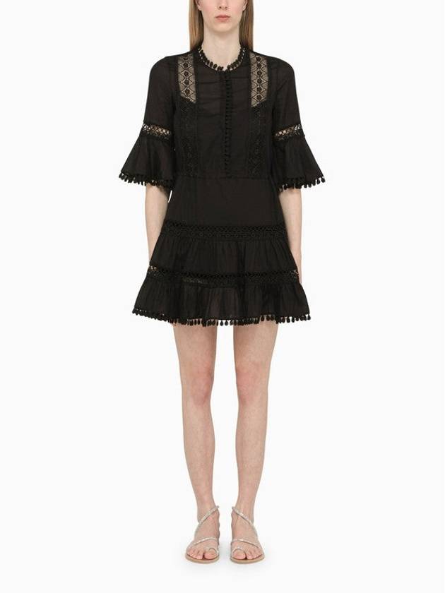 Black Agatha Short Dress