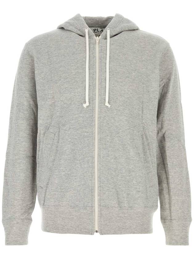 25SS 꼼데가르송 PLAY Grey 코튼 스웨트 셔츠 AXT342051 TOPGRAY