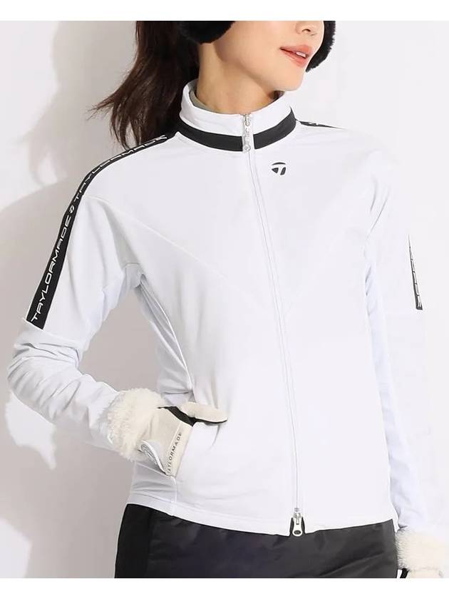 테일러메이드 23FW 겨울골프웨어 양털 여성 반목 풀집업 플리스자켓