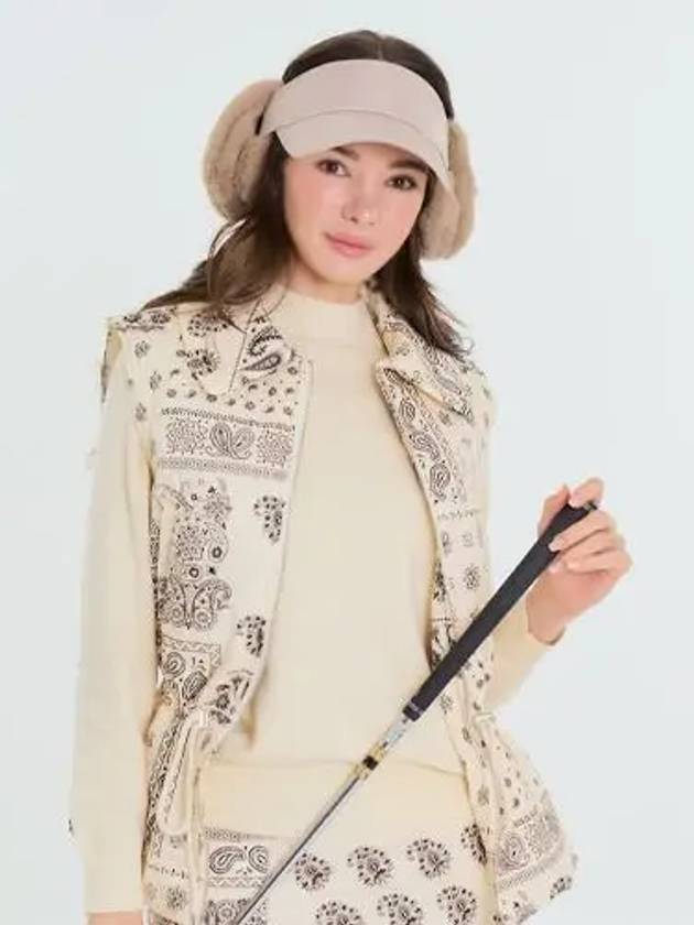 반다나 퀼팅 베스트 아이