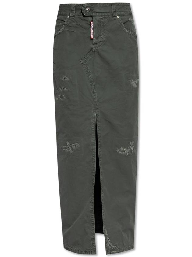 Dsquared2 Skirt With Logo Women's Green