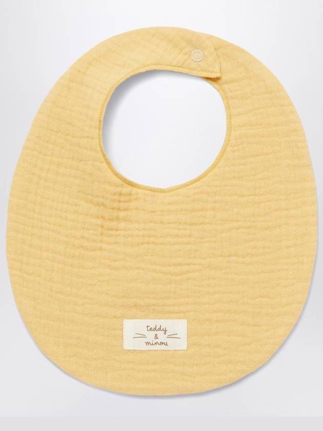 TEDDY & MINOU Yellow cotton bib