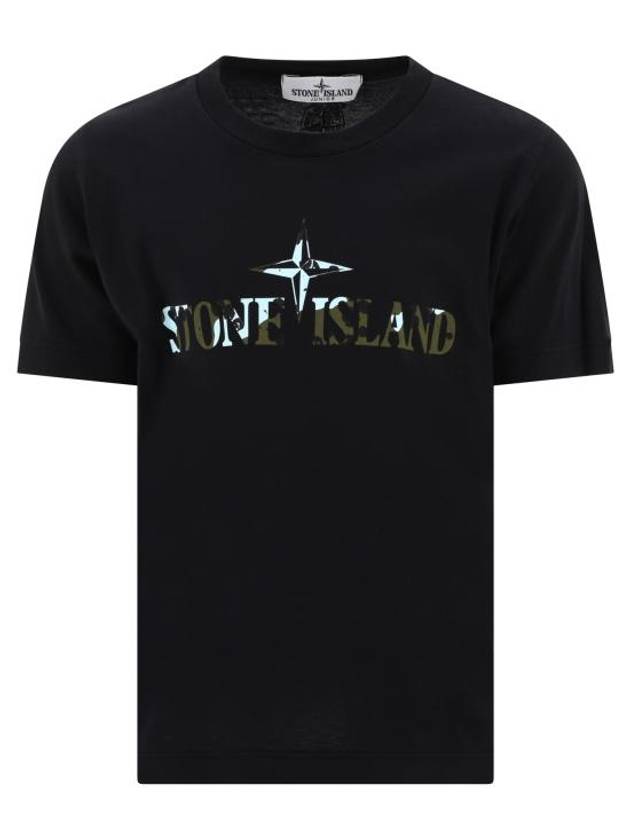 23FW 키즈 스톤아일랜드 주니어 티셔츠 791621051V0029 Black