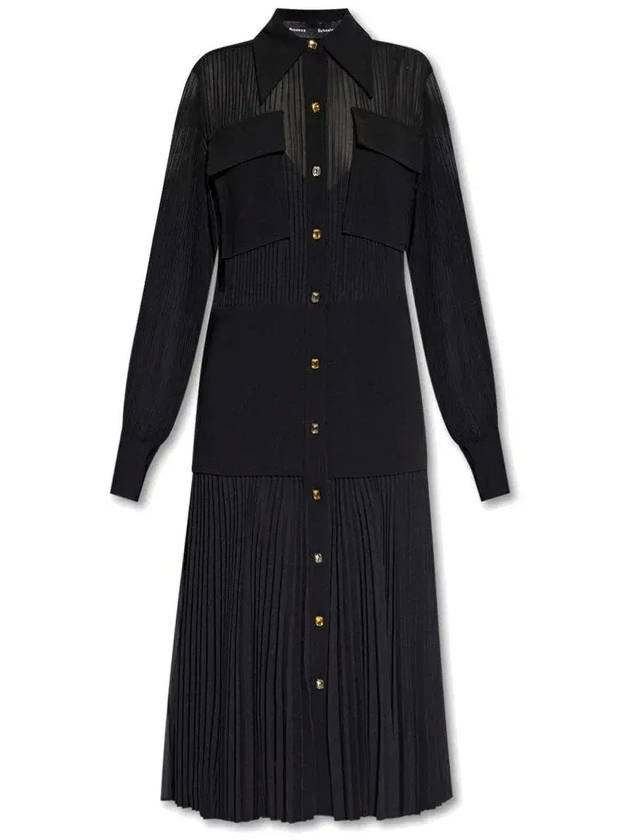 Proenza Schouler 롱 슬리브 플리츠 드레스 R2313015BY254S_001