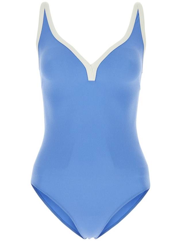 Lisa Marie Fernandez - Cerulean blue stretch nylon Maria swimsuit