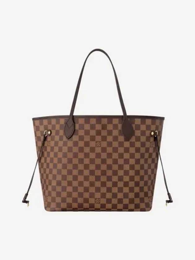 루이비통 네버풀 MM 다미에 에벤 세리즈 레드 Louis Vuitton Neverfull MM Damier Ebene Cerise Red