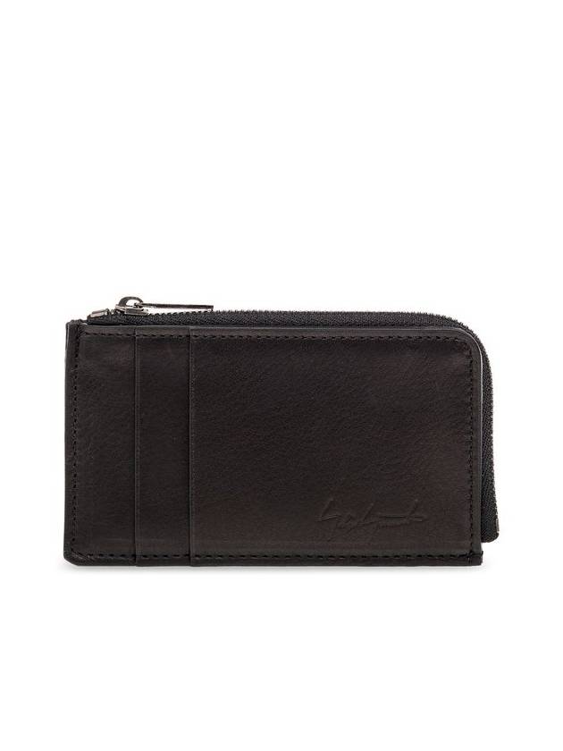 Discord Yohji Yamamoto 로고 엠보싱 지퍼 지갑