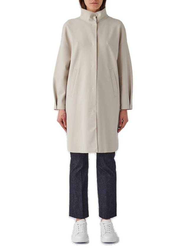 Herno 하이넥 긴팔 코트