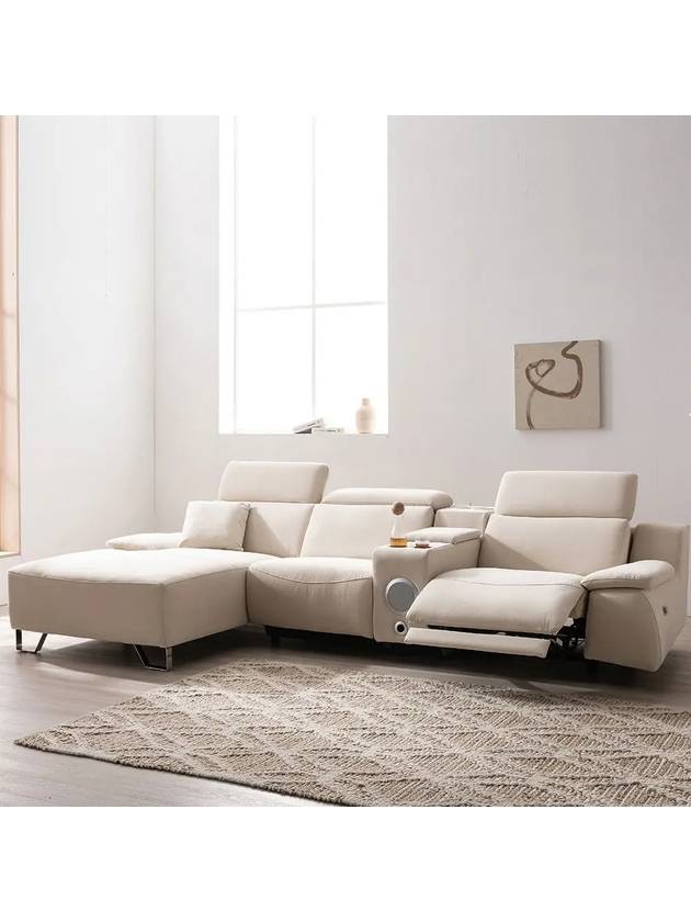 착불 폴로까사 프로드 조야 아쿠아텍스 4인용 카우치형 리클라이너 소파