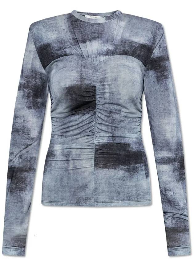 게스투즈 러칭 롱슬리브 탑 109096830_BLUEDENIM