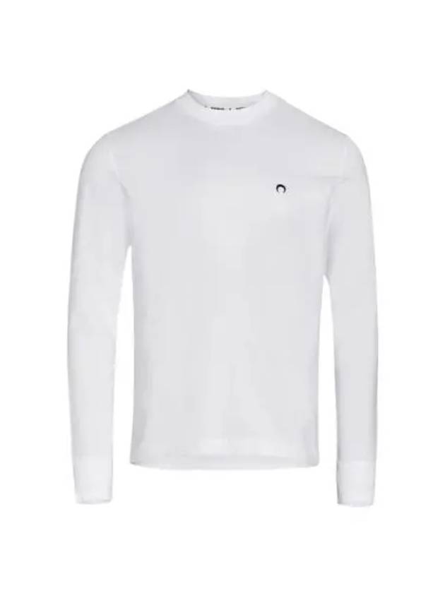 마린 세르 오가닉 코튼 롱슬리브 티셔츠 화이트 Marine Serre Organic Cotton Long Sleeve T Shirt White