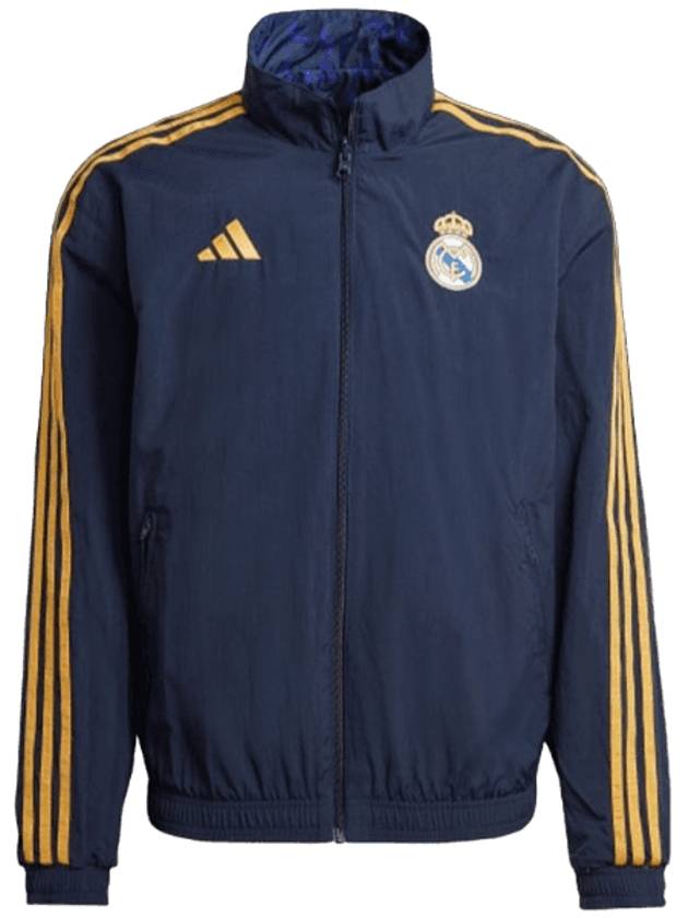 아디다스 레알 마드리드 앤섬 집업 자켓 레전드 잉크