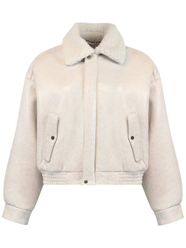 살바토레 산토로 셰어링 칼라 재킷 45030D_IVORY