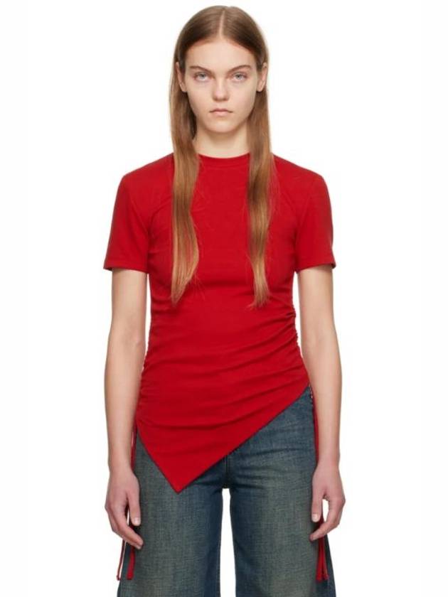 SSENSE Exclusive Red Cindy T Shirt 241375F110001