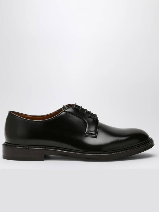 Doucal's Low brown leather lace-up