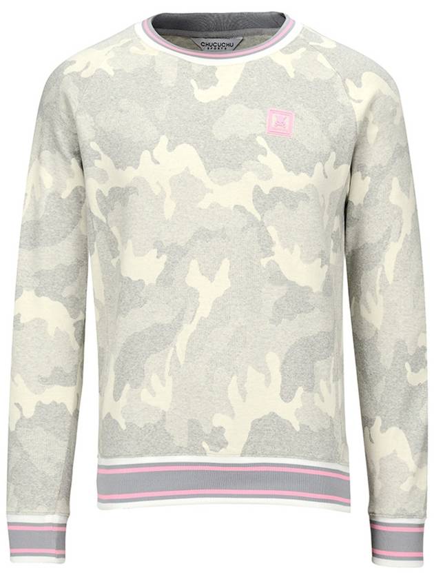 C23STS018M 맨즈 캔디 카모 크루넥 Light Gray
