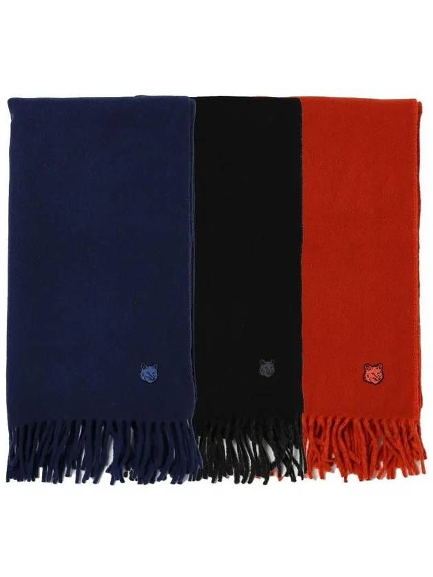 메종키츠네 볼드폭스헤드 패치 머플러 LM06201WA0018 O190