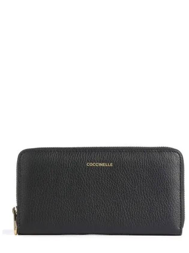 이태리 코치넬리 Magie 지갑 그레인 소가죽 블랙 183961 662664