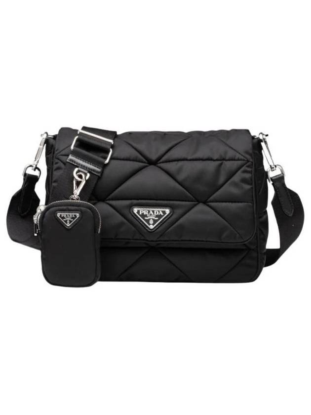 프라다 리나일론 패딩 숄더백 블랙 1BD290 RDJN F0002