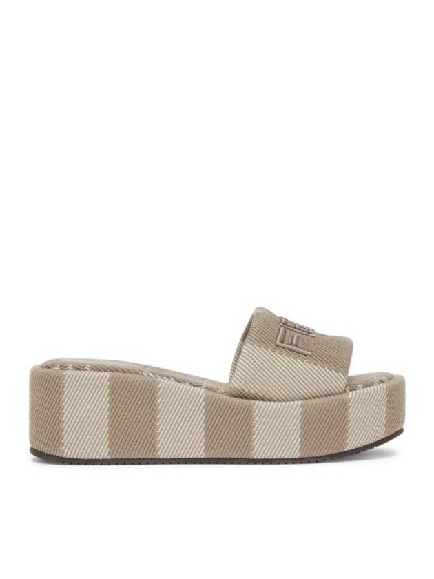 25SS 펜디 뮬 슬리퍼 8R8515ASB5F1STE WHITE TORTORA TORT Nude Neutrals