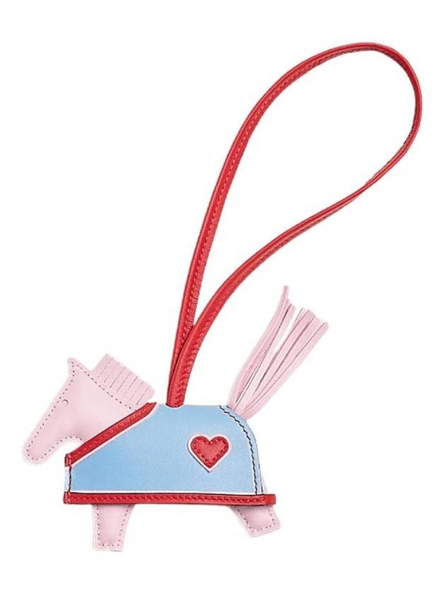 에르메스 로데오 로베오 꾀흐 PM 참 밀로 램스킨 로즈 달링 루즈 라디유 셀레스트 H086714CAAA