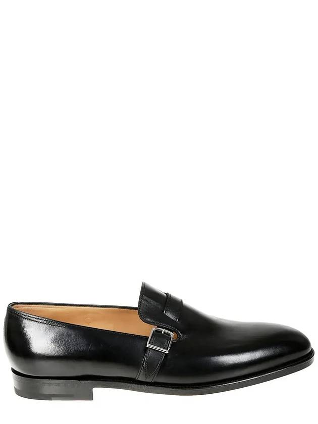 John Lobb 버클 디테일 슬립온 로퍼 G03201LE_1RBLACK