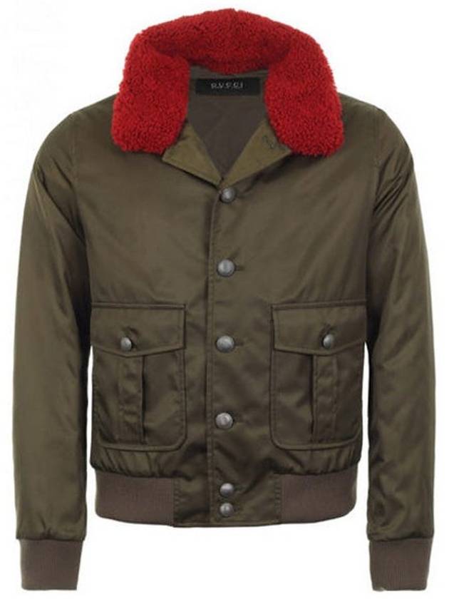 구찌 칼라 디테일 버튼업 재킷