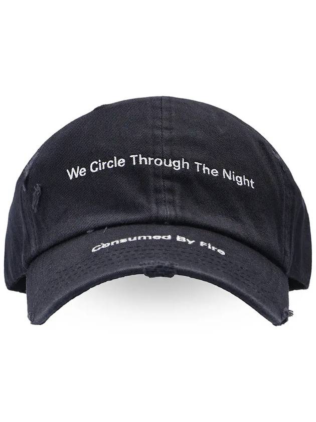 Misbhv 커브드 피크 베이스볼 캡 121A5870_BLACK