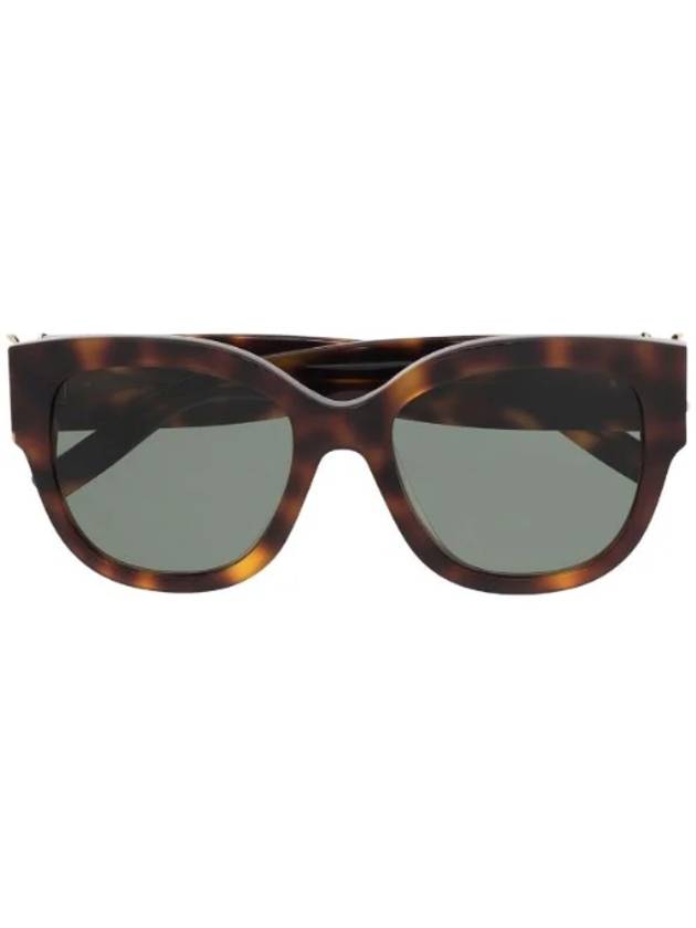 생 로랑 아이웨어 톨토이즈셸 이펙트 틴트 선글라스 SLM95F