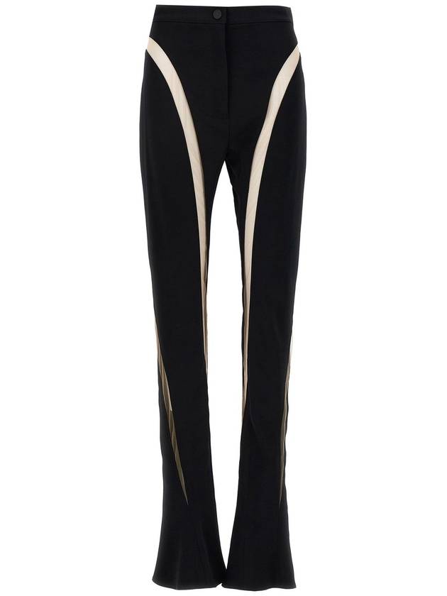 Mugler - Mesh Insert Leggings