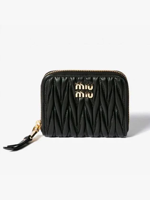 MIU 미우미우 25FW 마테라쎄 나파 가죽 동전 지갑 5MM268 AFPP F0002