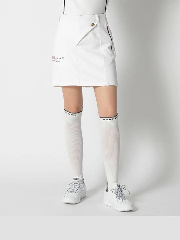 마크앤로나 2022FW 여성 스커트 흰색 검정색 2종 CD7-SPK