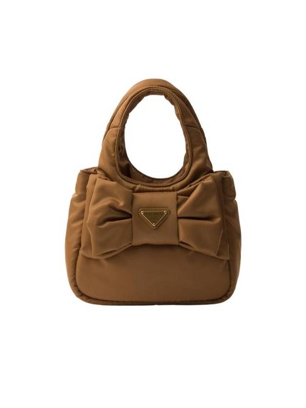 프라다 패디드 리나일론 미니 백 보우 브랜디 1BA359 RP0C F0134