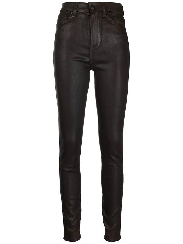 Paige Skinny leather trousers