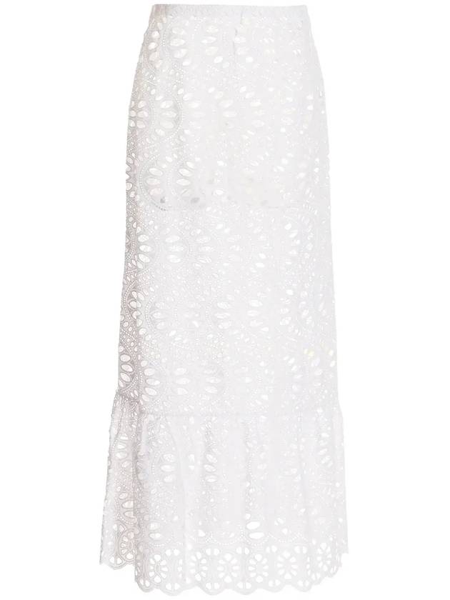 Giambattista Valli 마크라메 컷아웃 롱 스커트 23CPRVLE2B4423MAC_1101