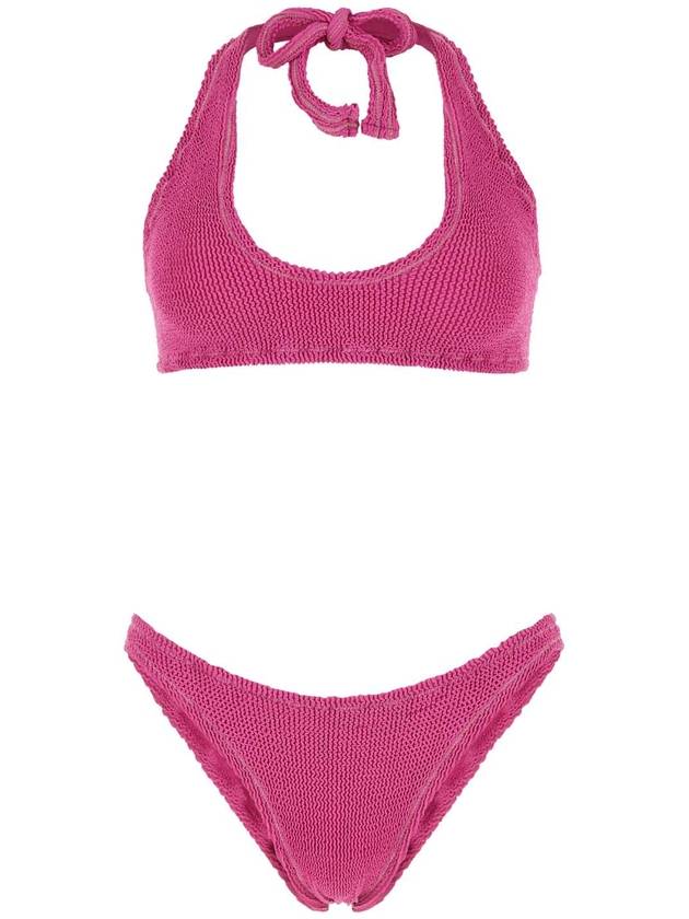 24SS 레이나올가 Fuchsia stretch nylon Pilou 셋 비키니 PILOU PEONIE