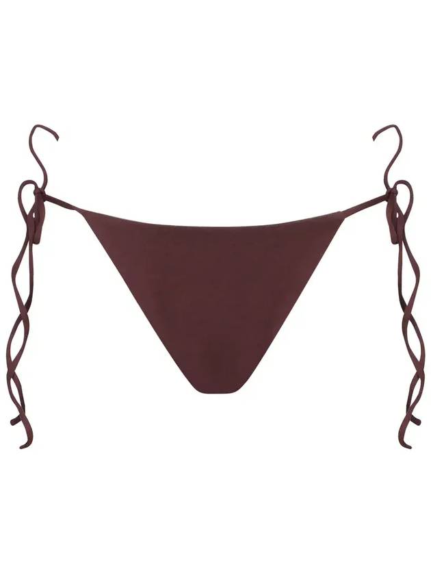 마그다 부트림 스트링 타이 수영복 바텀 316525_BROWN