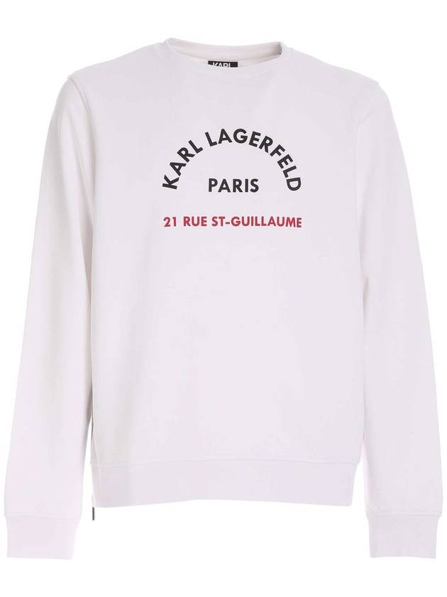 Karl Lagerfeld Contrasting print sweatshirt in white