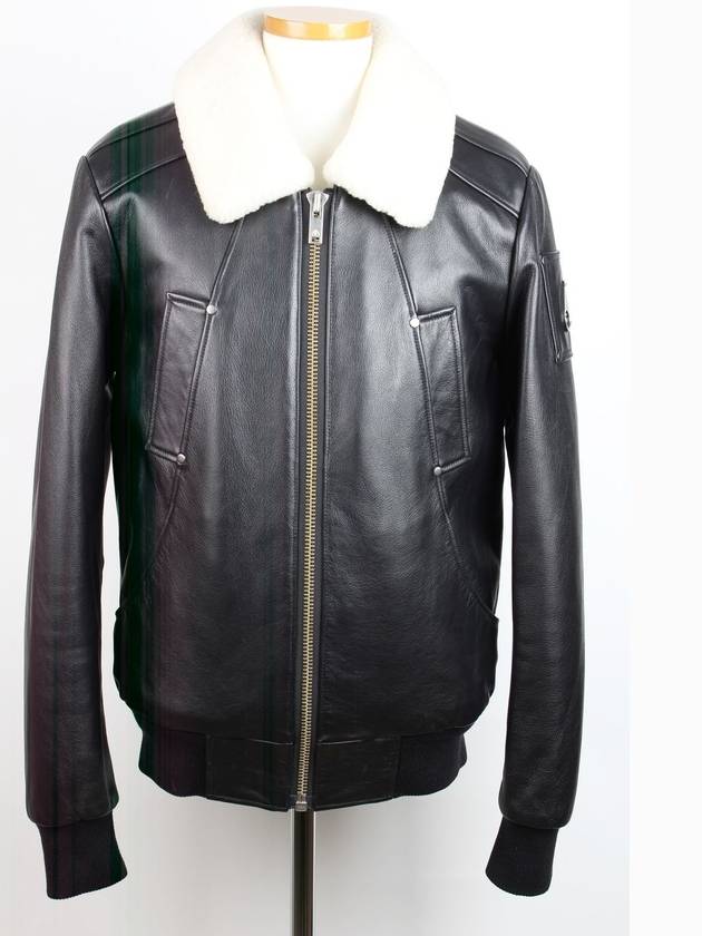 무스너클 디어 파크 무스탕 봄버 자켓 S P