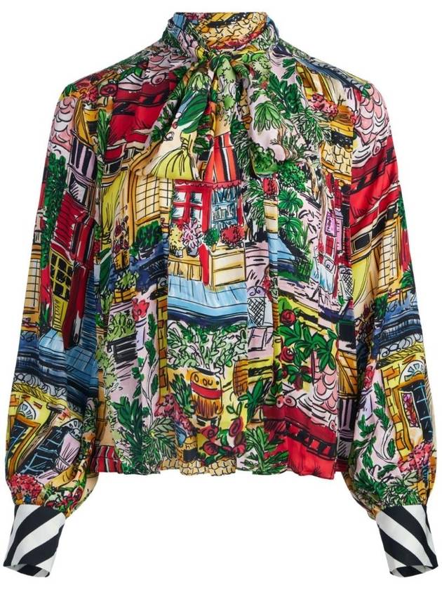앨리스앤올리비아 여성 PRINTED BLOUSE CC411P05010B706