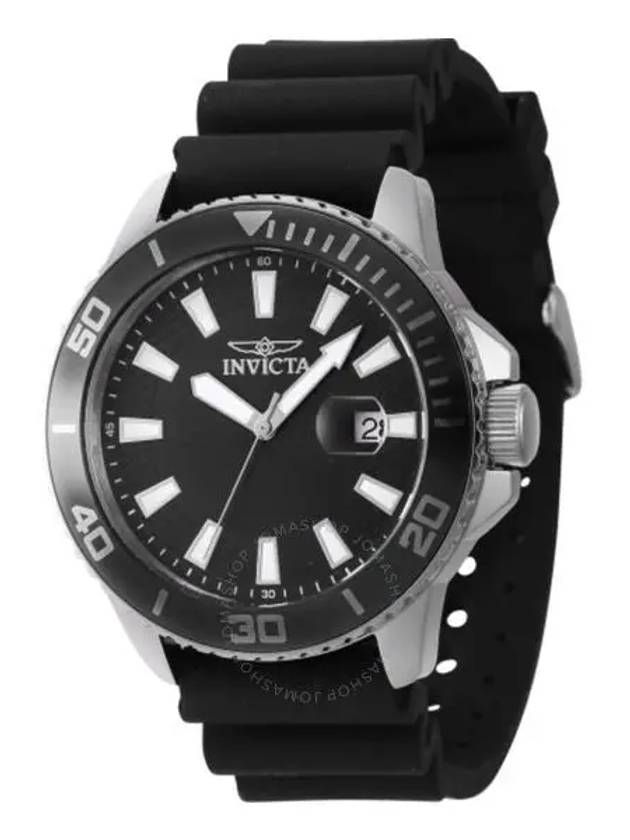 4183228 Invicta Pro Diver Quartz Date Black Dial Mens Watch