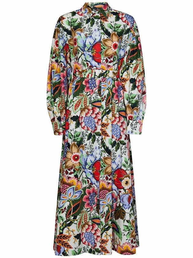 Etro 플로럴 프린트 맥시 셔츠 드레스 WRHA002799SP520_X0800